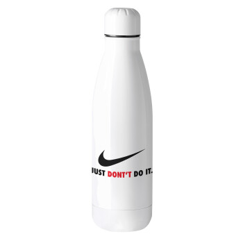 Just Don't Do it!, Metal mug thermos (Stainless steel), 500ml