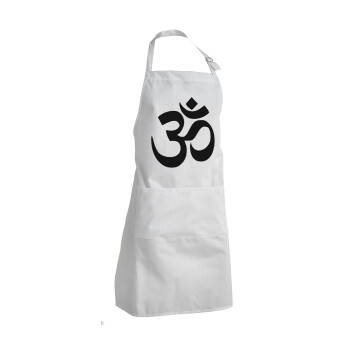 Om, Adult Chef Apron (with sliders and 2 pockets)
