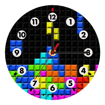 Tetris blocks, Wooden wall clock (20cm)