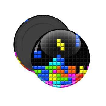 Tetris blocks, Μαγνητάκι ψυγείου στρογγυλό διάστασης 5cm
