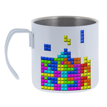 Tetris blocks, Mug Stainless steel double wall 400ml