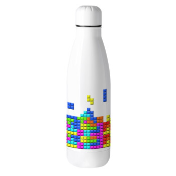 Tetris blocks, Μεταλλικό παγούρι θερμός (Stainless steel), 500ml