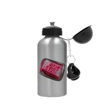 Fight Club, Metallic water jug, Silver, aluminum 500ml