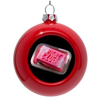 Fight Club, Red Christmas tree ornament bauble 8cm