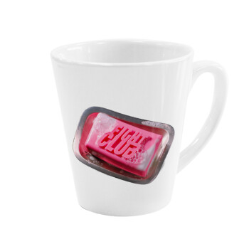 Fight Club, Κούπα κωνική Latte Λευκή, κεραμική, 300ml