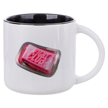 Fight Club, Κούπα κεραμική 400ml Λευκή/Μαύρη