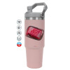 Pink color, 890ml (30oz) stainless Steel Tumbler with Handle
