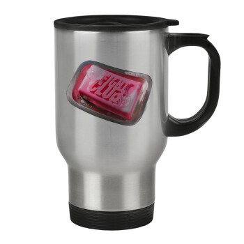 Fight Club, Κούπα ταξιδιού ανοξείδωτη με καπάκι, διπλού τοιχώματος (θερμό) 450ml