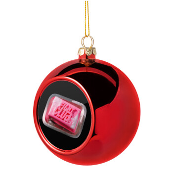 Fight Club, Χριστουγεννιάτικη μπάλα δένδρου Κόκκινη 8cm