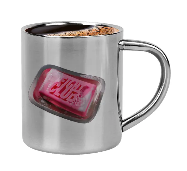 Fight Club — Double-wall metal cup for espresso (220ml)