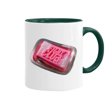 Fight Club, Mug colored green, ceramic, 330ml