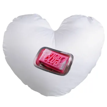 Fight Club, Μαξιλάρι καναπέ καρδιά 40x40cm περιέχεται το  γέμισμα