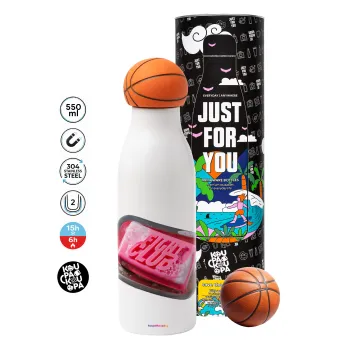 Fight Club, Bascetball Metal mug thermos, double wall, 550ml