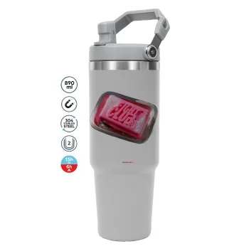 Fight Club, GREY color, 890ml (30oz) stainless Steel Tumbler with Handle