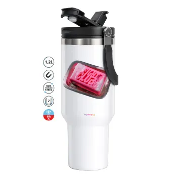 Fight Club, Mega Stainless steel Tumbler with lid, double wall 1,2L