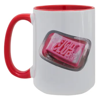 Fight Club, Κούπα Mega 15oz, κεραμική Κόκκινη, 450ml