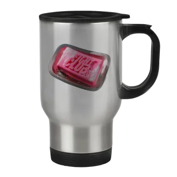 Fight Club, Κούπα ταξιδιού ανοξείδωτη με καπάκι, διπλού τοιχώματος (θερμό) 450ml