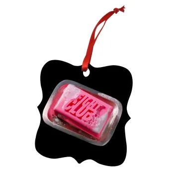 Fight Club, Στολίδι Χριστουγεννιάτικο στολίδι polygon ξύλινο 7.5cm