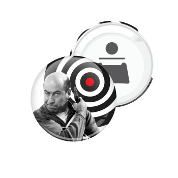 Θου Βου Φαλακρός Πράκτωρ, Μαγνητάκι και ανοιχτήρι μπύρας στρογγυλό διάστασης 5,9cm