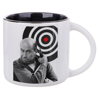 Θου Βου Φαλακρός Πράκτωρ, Κούπα κεραμική 400ml Λευκή/Μαύρη