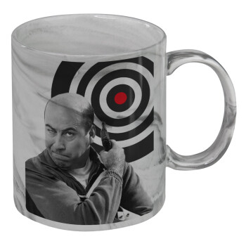 Θου Βου Φαλακρός Πράκτωρ, Κούπα κεραμική, marble style (μάρμαρο), 330ml