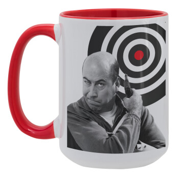 Θου Βου Φαλακρός Πράκτωρ, Κούπα Mega 15oz, κεραμική Κόκκινη, 450ml