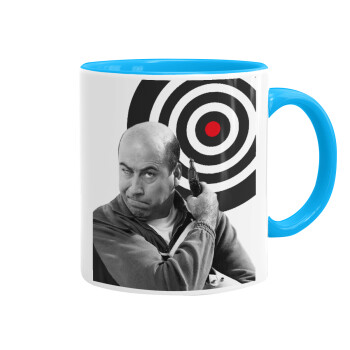 Θου Βου Φαλακρός Πράκτωρ, Κούπα χρωματιστή γαλάζια, κεραμική, 330ml