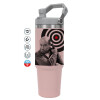 Pink color, 890ml (30oz) stainless Steel Tumbler with Handle