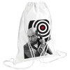 Backpack pouch GYMBAG white (28x40cm)