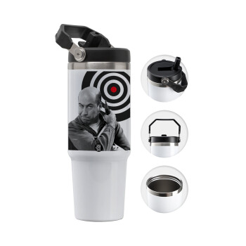 Θου Βου Φαλακρός Πράκτωρ, Θερμός Ανοξείδωτο 30oz με χερούλι