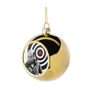 Θου Βου Φαλακρός Πράκτωρ, Χριστουγεννιάτικη μπάλα δένδρου Χρυσή 8cm