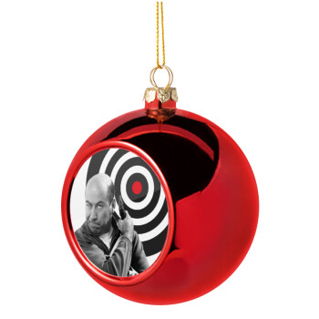 Θου Βου Φαλακρός Πράκτωρ, Χριστουγεννιάτικη μπάλα δένδρου Κόκκινη 8cm