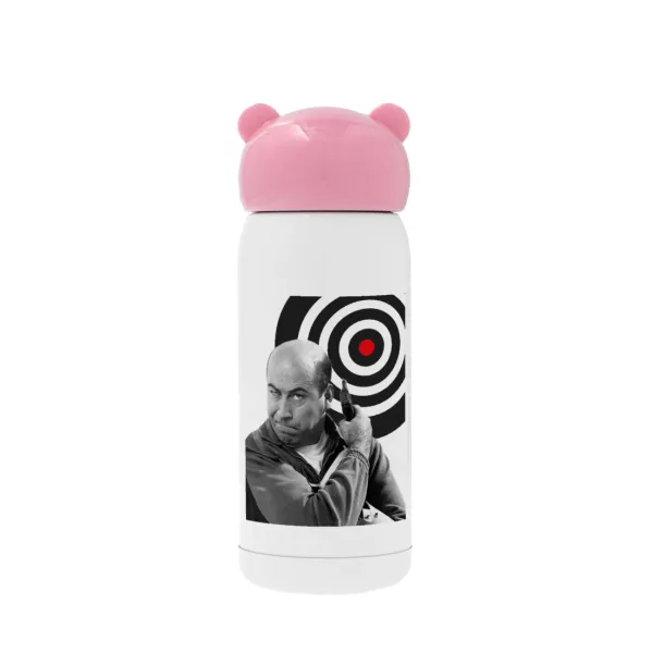 Θου Βου Φαλακρός Πράκτωρ — Pink stainless steel thermal flask, 320ml