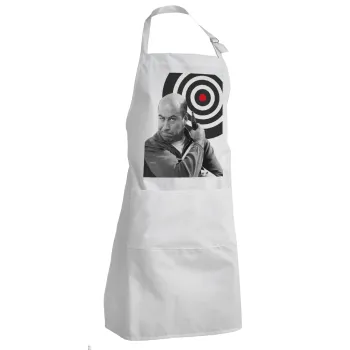 Θου Βου Φαλακρός Πράκτωρ, Adult Chef Apron (with sliders and 2 pockets)