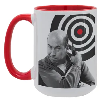 Θου Βου Φαλακρός Πράκτωρ, Κούπα Mega 15oz, κεραμική Κόκκινη, 450ml