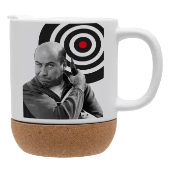 Θου Βου Φαλακρός Πράκτωρ, Κούπα, κεραμική με βάση φελού και καπάκι (ΜΑΤ), 330ml