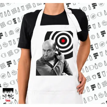 Θου Βου Φαλακρός Πράκτωρ, Ποδιά μακριά Σεφ ολόσωμη με τσέπες white (ΕΝΗΛΙΚΩΝ)