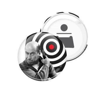 Θου Βου Φαλακρός Πράκτωρ, Μαγνητάκι και ανοιχτήρι μπύρας στρογγυλό διάστασης 5,9cm