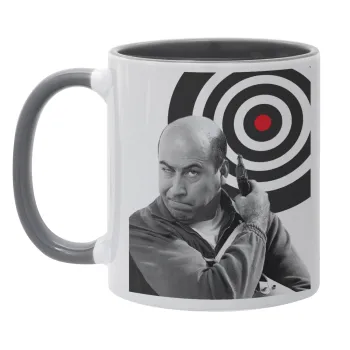 Θου Βου Φαλακρός Πράκτωρ, Κούπα χρωματιστή γκρι, κεραμική, 330ml