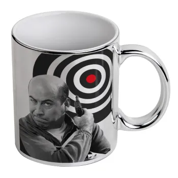Θου Βου Φαλακρός Πράκτωρ, Mug ceramic, silver mirror, 330ml