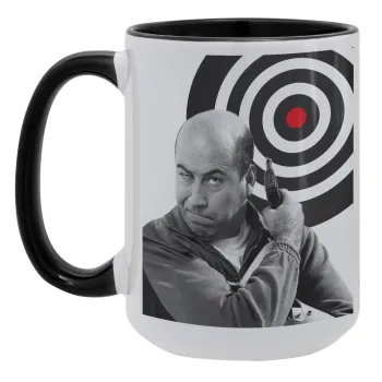 Θου Βου Φαλακρός Πράκτωρ, Κούπα Mega 15oz, κεραμική Μαύρη, 450ml