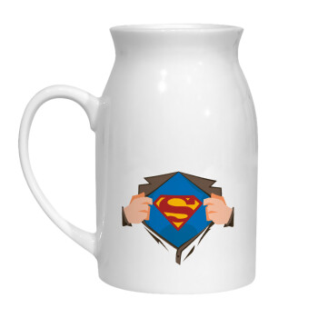 Superman hands, Milk Jug (450ml) (1pcs)