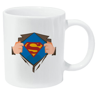 Superman hands, Κούπα Giga, κεραμική, 590ml
