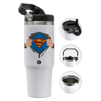 Superman hands, Θερμός Ανοξείδωτο 30oz με χερούλι