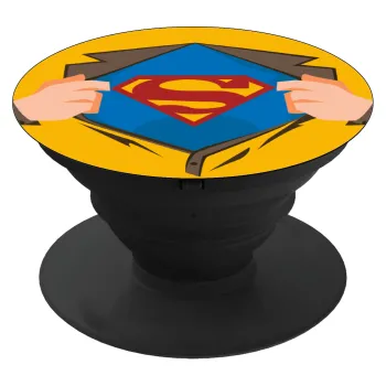 Superman hands, Phone Holders Stand  Black Hand-held Mobile Phone Holder