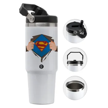 Superman hands, Θερμός Ανοξείδωτο 30oz με χερούλι