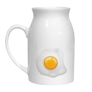 Τηγανητό αυγό, Κανάτα Γάλακτος, 450ml (1 τεμάχιο)
