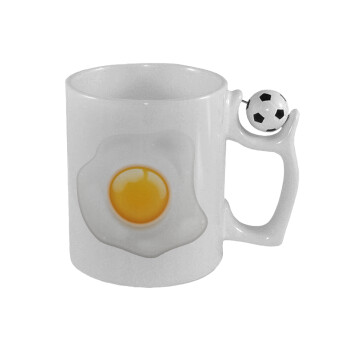 Τηγανητό αυγό, Κούπα με μπάλα ποδασφαίρου , 330ml