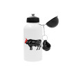Metal water bottle, White, aluminum 500ml