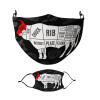 Μάσκα υφασμάτινη Ενηλίκων πολλαπλών στρώσεων με υποδοχή φίλτρου